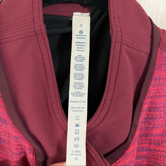 Lululemon Bumble Berry Pink Cocoon Car Coat Lightweight Jacket Size Small - Picture 3 of 6